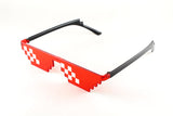 Mosaic Pixel Sunglasses, Two-dimensional Prom Goggles