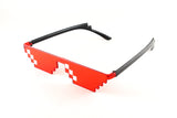 Mosaic Pixel Sunglasses, Two-dimensional Prom Goggles
