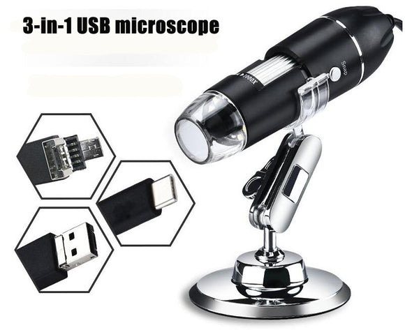 Stylish 1000X HD Portable High-definition Digital Microscope Magnifier
