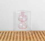 Retro Stained Glass Vase, Gourd Hydroponic Flower Pot