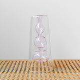 Retro Stained Glass Vase, Gourd Hydroponic Flower Pot