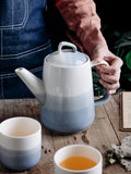 Nordic Ceramic Cold Water Kettle – Large Capacity, Heat-resistant White Teapot Set