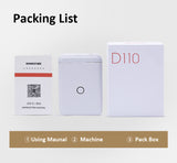 Home Thermosensitive Sticker Printing Device, Portable Bluetooth Small Label Printer