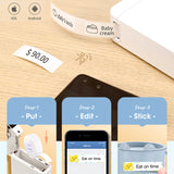 Home Thermosensitive Sticker Printing Device, Portable Bluetooth Small Label Printer