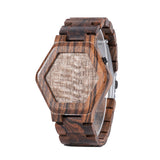 LED Display, Wooden Watch, Men's Wood Night Vision, Wristwatches