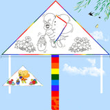 Children's Breeze, Easy to Fly Handmade Kite, DIY Material Package