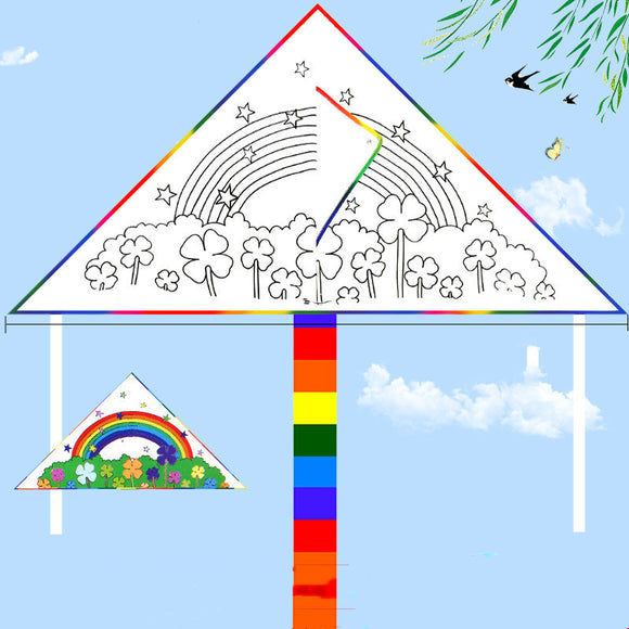 Children's Breeze, Easy to Fly Handmade Kite, DIY Material Package