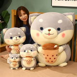 Cute Shiba-inu Plush Toy, Large Doll Sleeping Pillow, Ragdoll Girls' Bed Super Soft Cushion