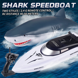 New Electric Shark RC Boat Vehicles, Waterproof Swimming Pool Simulation Model Toy, 2-in-1 High-speed Remote Control Boat