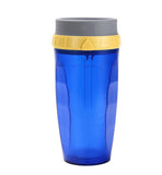 No Cover Twist Travel Cup, Double Insulation Tumbler Straw, Sippy Portable Water Bottles for Children and Adults