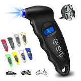 Tire Pressure Gauge, Backlight High-precision Digital Monitoring Car Tyre Air Pressure Gauge Meter with LCD Display
