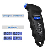 Tire Pressure Gauge, Backlight High-precision Digital Monitoring Car Tyre Air Pressure Gauge Meter with LCD Display