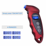 Tire Pressure Gauge, Backlight High-precision Digital Monitoring Car Tyre Air Pressure Gauge Meter with LCD Display