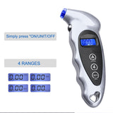 Tire Pressure Gauge, Backlight High-precision Digital Monitoring Car Tyre Air Pressure Gauge Meter with LCD Display