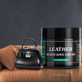 Leather Maintenance Cream Repair Vinyl Kit, Auto Car Seat Sofa Coats Holes Scratch Cracks Rips Liquid Tool