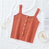 Single-breasted Women's Blouse, Slim-fit Short Base Shirt