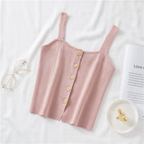 Single-breasted Women's Blouse, Slim-fit Short Base Shirt