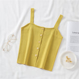 Single-breasted Women's Blouse, Slim-fit Short Base Shirt
