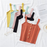 Single-breasted Women's Blouse, Slim-fit Short Base Shirt