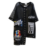 Women's Mesh See-through, Plus Size, MM Net, Oversize Shirt