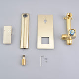 Concealed Basin All Copper in-Wall Faucet