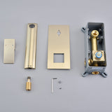 Concealed Basin All Copper in-Wall Faucet
