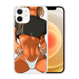 European and American Sexy Beauty Phone Case