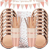 Hot Stamping Polka Dot, Disposable Tableware, Birthday Party Holiday Wedding Layout Supplies, Combo Package
