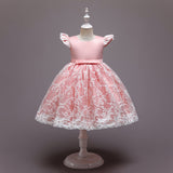 Girls' Princess Puffy Gauze Dress