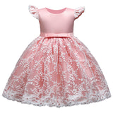 Girls' Princess Puffy Gauze Dress
