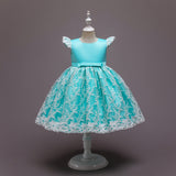 Girls' Princess Puffy Gauze Dress