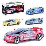 Children's Electric, Universal Transparent Police Car Toy