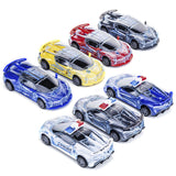 Children's Electric, Universal Transparent Police Car Toy