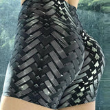 Printed Women's Three-point Pants, Running Sports Yoga Shorts