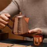 Handmade Small Copper Teapot, Pure Copper Tea-set