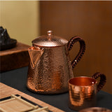 Handmade Small Copper Teapot, Pure Copper Tea-set