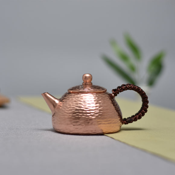 Red Copper Handmade Utensil – Solid Pure Tea Kettle