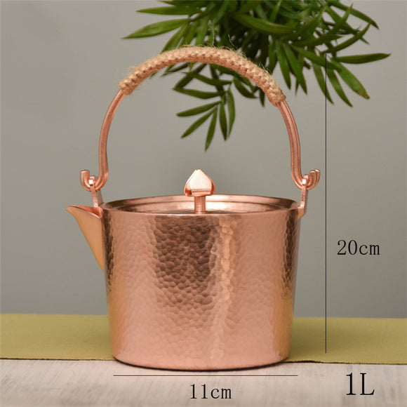 Pure Red Copper Handmade Tea Kettle