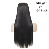 Ladies' One Piece Natural Long Straight Hair Wig