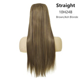 Ladies' One Piece Natural Long Straight Hair Wig