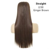 Ladies' One Piece Natural Long Straight Hair Wig
