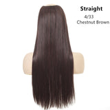 Ladies' One Piece Natural Long Straight Hair Wig