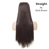 Ladies' One Piece Natural Long Straight Hair Wig