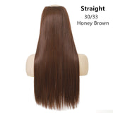 Ladies' One Piece Natural Long Straight Hair Wig
