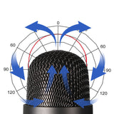 Computer Mobile Games Live Karaoke, USB Condenser Microphone