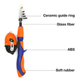 Set Gun Handle, Telescopic Lure Fishing Rod, Fishing Gear