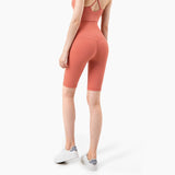 Fast Color High Waist Peach Hip Sports Fitness Shorts for Women