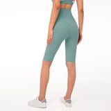 Fast Color High Waist Peach Hip Sports Fitness Shorts for Women