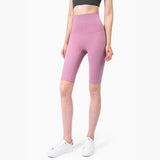 Fast Color High Waist Peach Hip Sports Fitness Shorts for Women