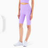 Fast Color High Waist Peach Hip Sports Fitness Shorts for Women